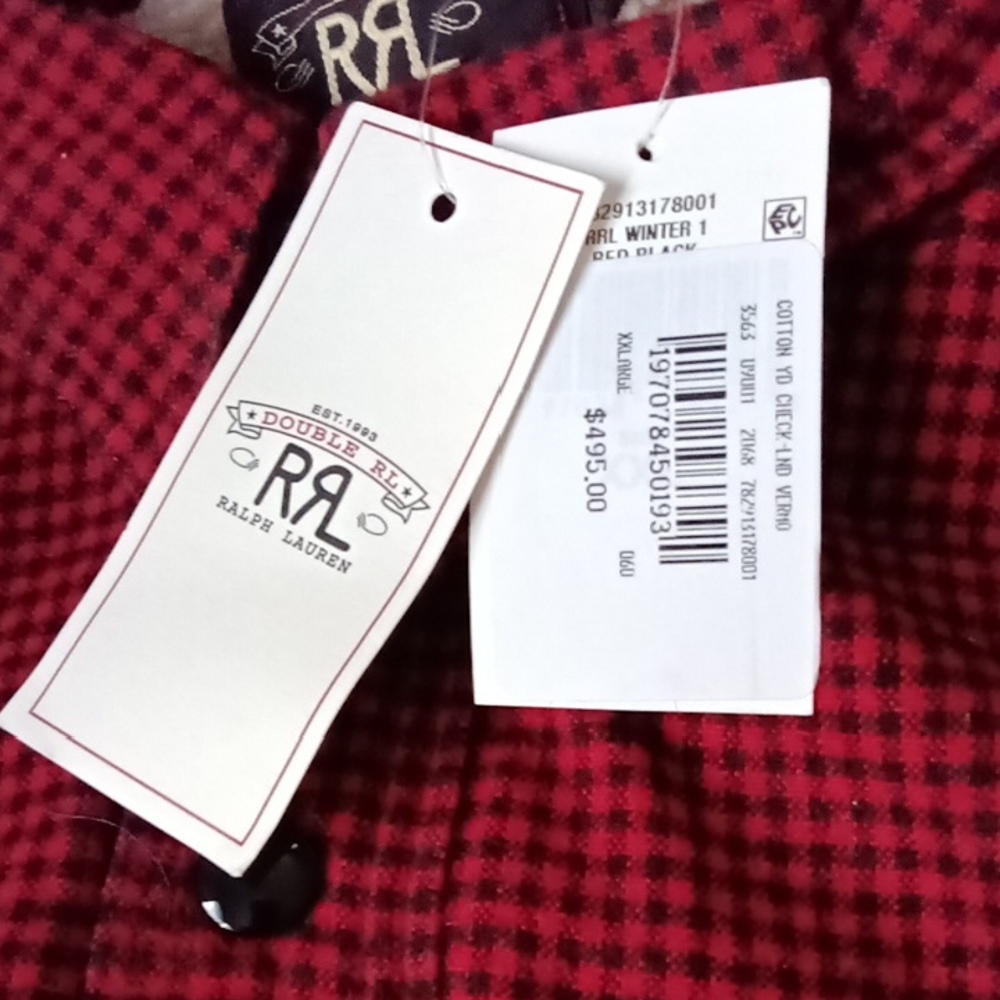 Ralph Lauren Red and Black Plaid Shirt